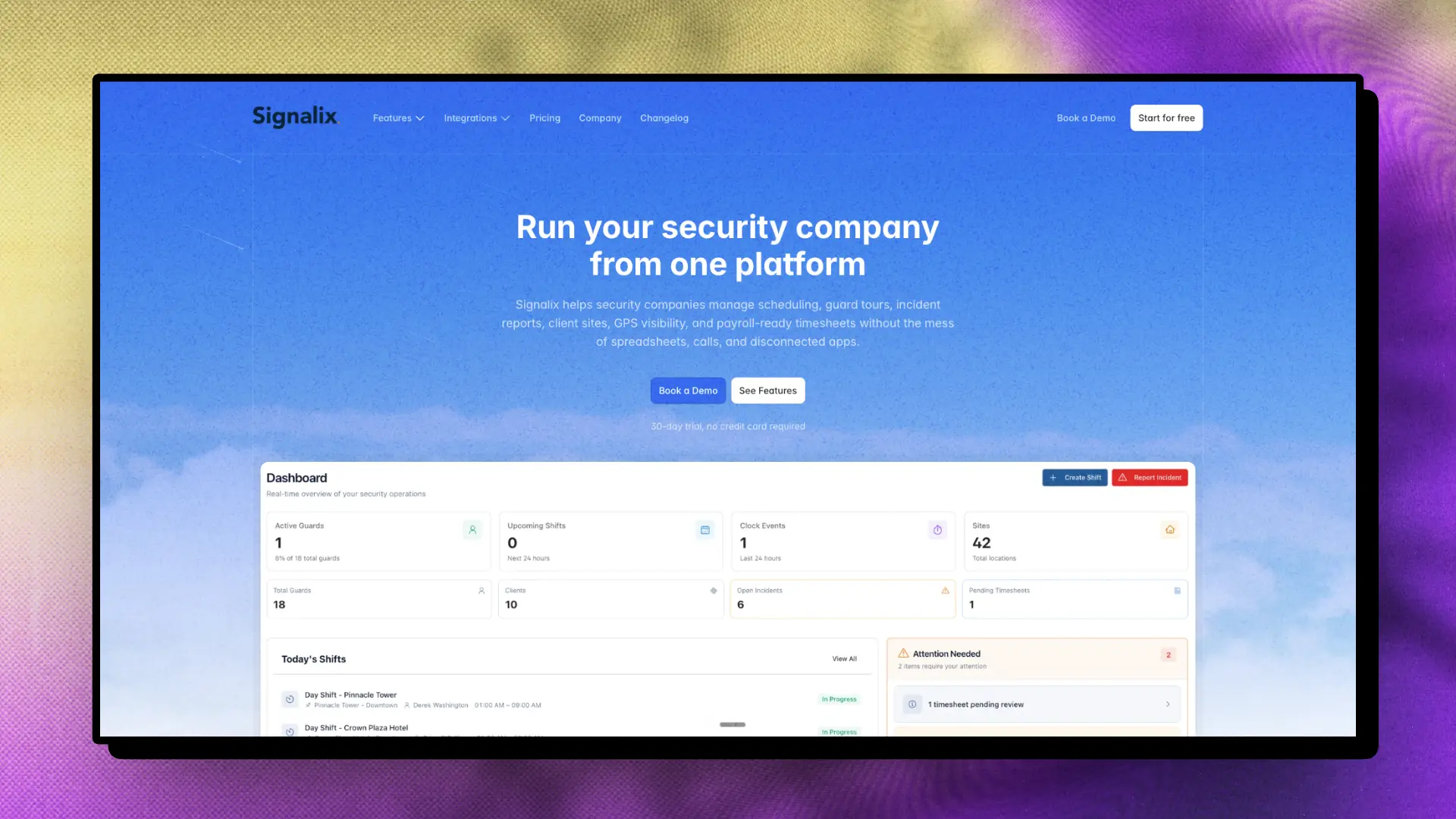 Signalix screenshot